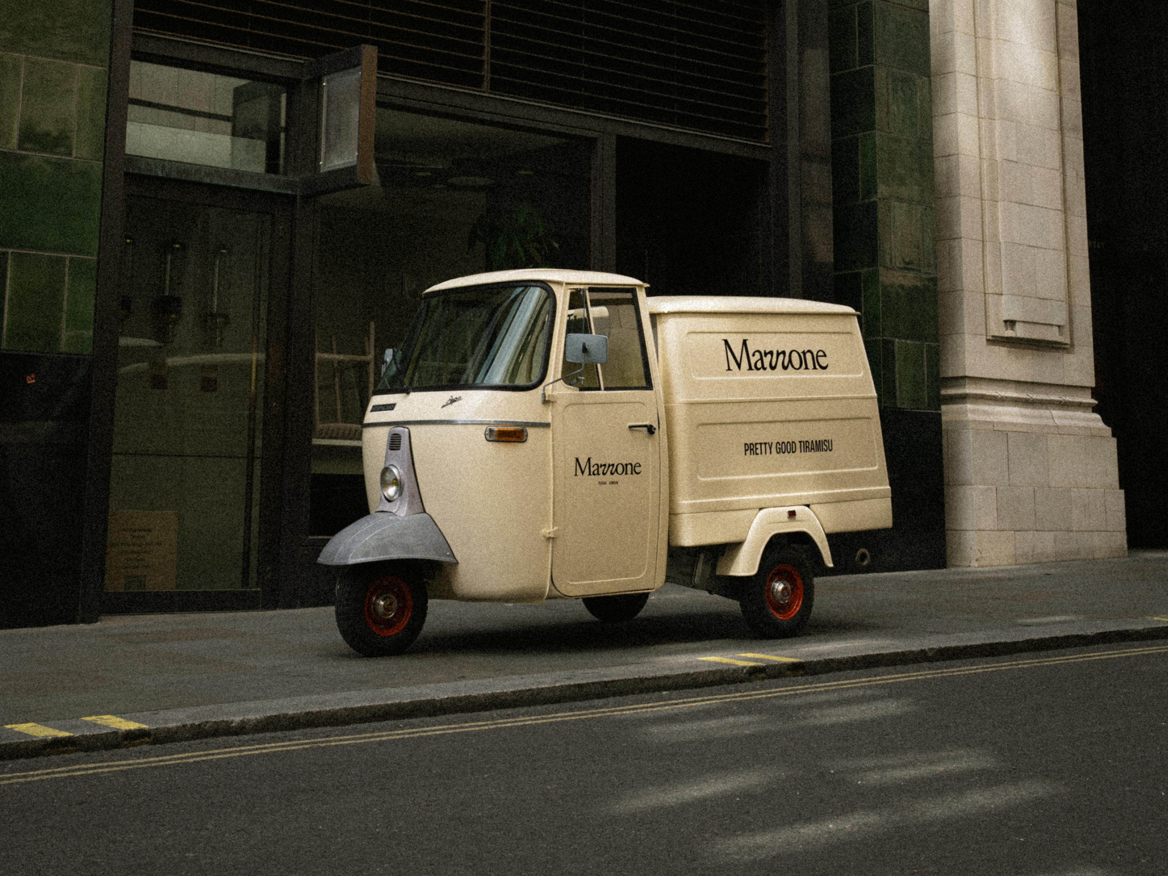 Artisan coffee pour at Marrone shop